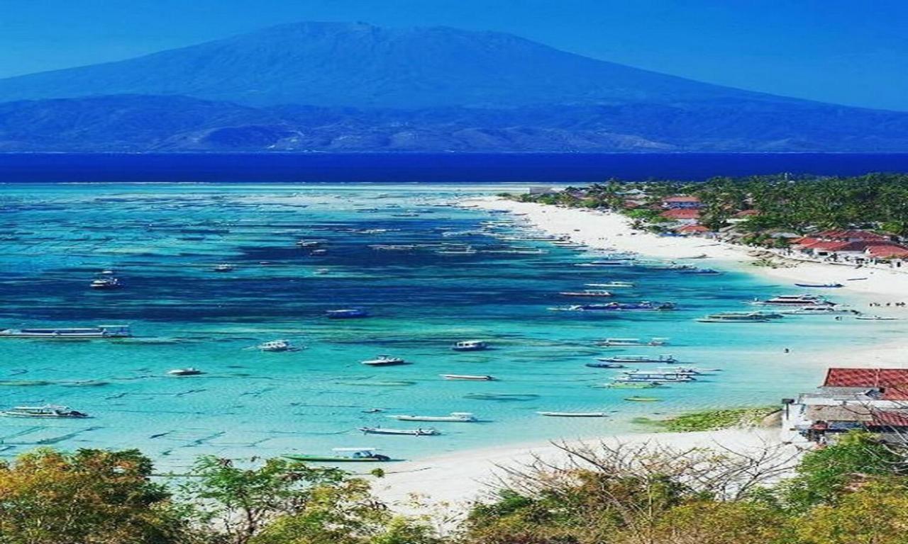 Pula Huts Lembongan Hotel Ceningan Island Bagian luar foto