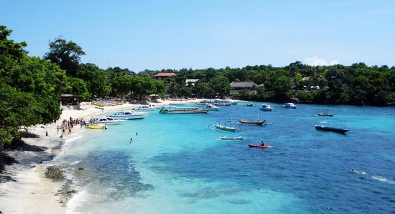 Pula Huts Lembongan Hotel Ceningan Island Bagian luar foto